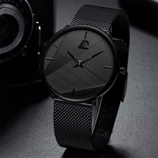 Elevate Your Style with the Minimalist Quartz Watch for Men — Ultra-Thin Business Series