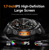 1.7 inch smart watch