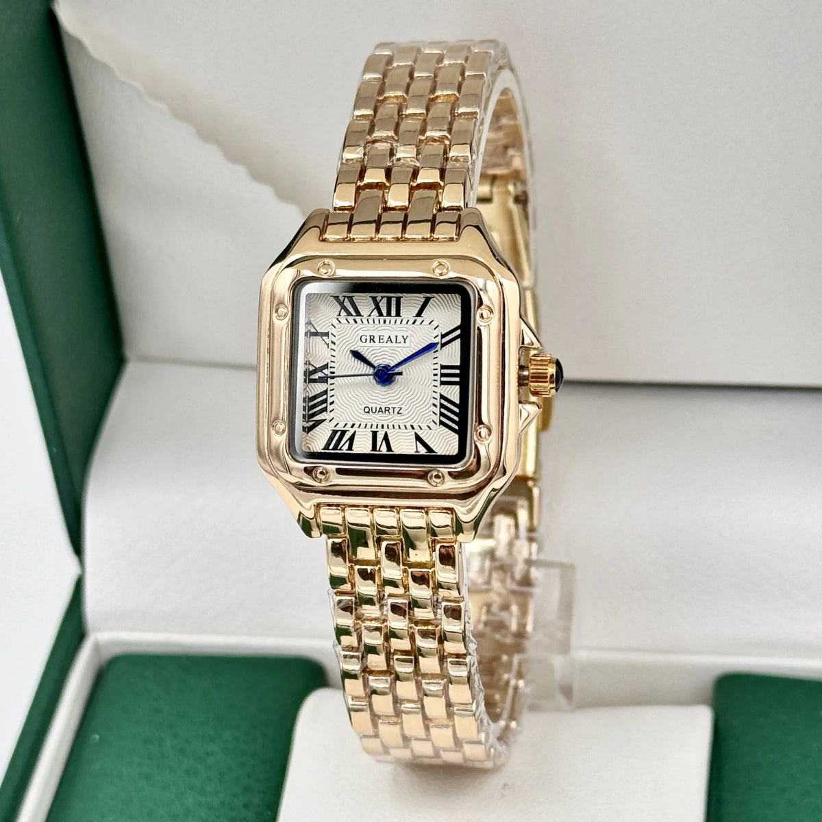  luxury women's gold watch