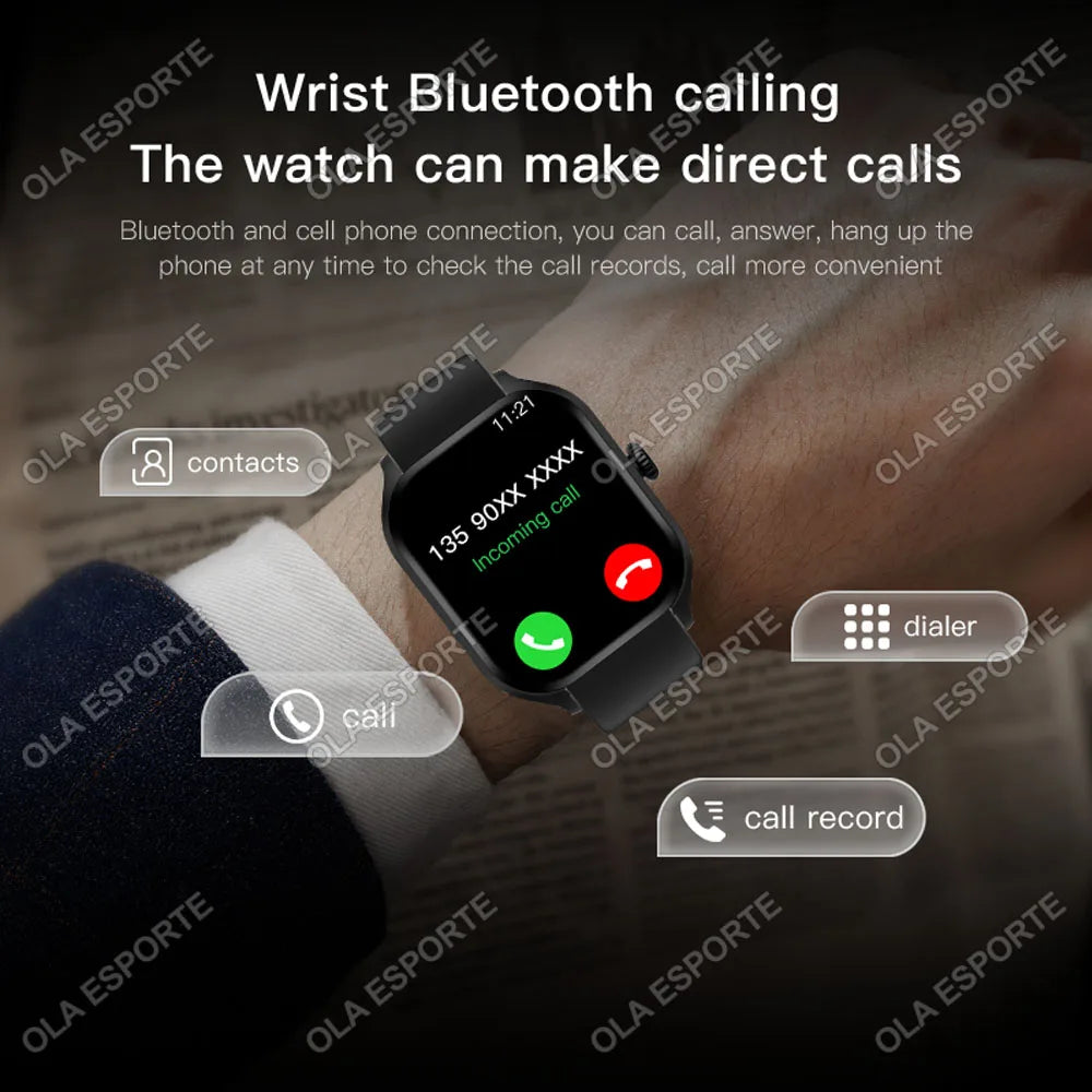 Bluetooth call smart watch for fitness