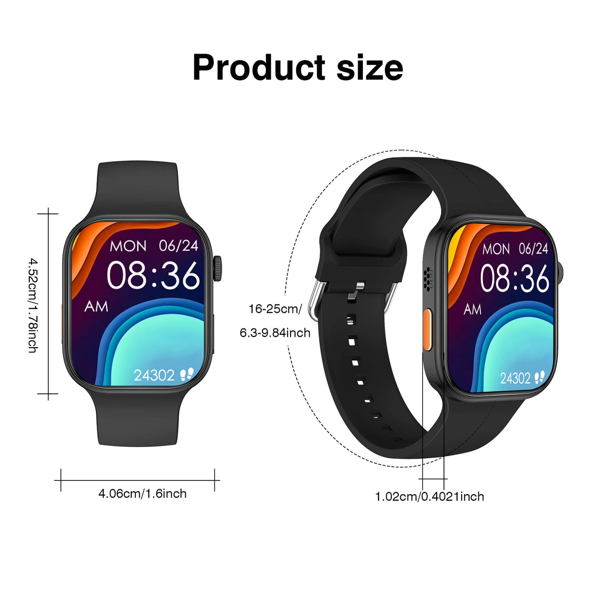 smart watch with HD display